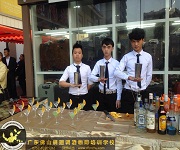 [广州天泓皮具城答谢酒会]调酒学员实践