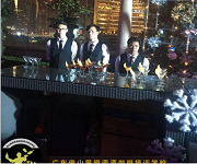 （广州高徳水晶圣诞）演出酒会活动 学员实践